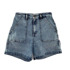 Frayed Women’s High Rise A-Line Denim‎ Shorts Size 28